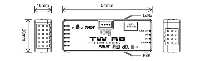 FrSky-TW-R8-Dual-24G-824CH-PWM-Telemetrie-Empfaumlnger-FBUS--SPort-SBUS-Output-fuumlr-FPV-RC-Racer-D-1996367-1